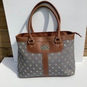 Dooney & Bourke Brown and Gray Tote Bag